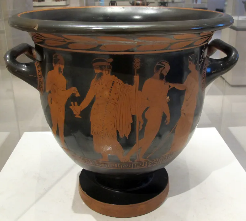 Gruppo Di Polignoto, Cratere Con Scene Dionisiache, 430-410 Ca, Da Nocera De' Pagani, 