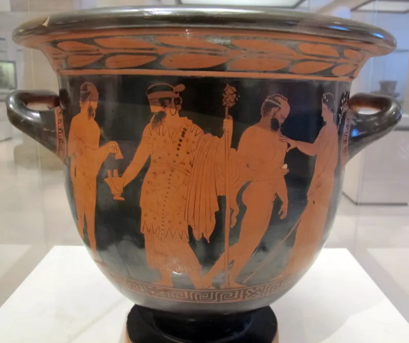 Gruppo Di Polignoto, Cratere Con Scene Dionisiache, 430-410 Ca, Da Nocera De' Pagani, 