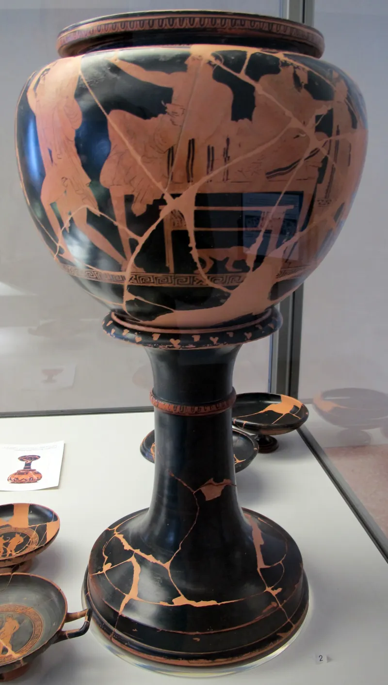 Gruppo Di Polignoto, Dinos Con Piedistallo E Scene Di Simposio, 450-425 