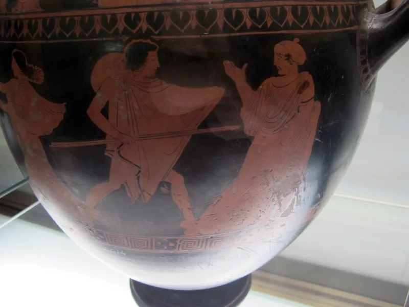 Gruppo Di Polignoto, Hydria Con Pyrriche Femminile E Scena Di Rapimento, 440-30 Ac Ca, 