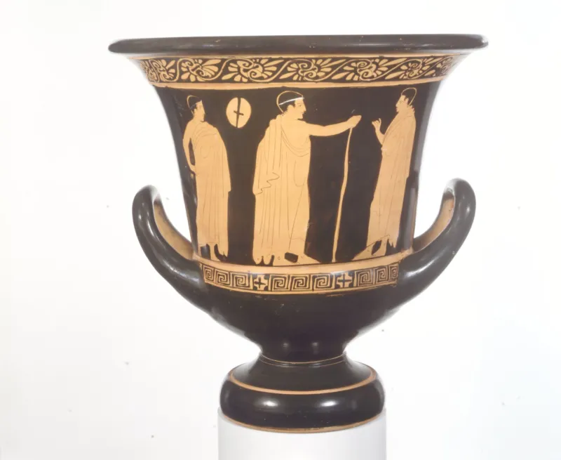 Terracotta Calyx-Krater (Bowl For Mixing Wine And Water) Met 