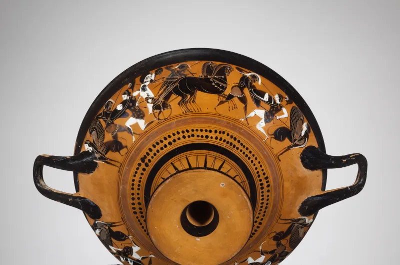Terracotta Kylix- Droop Cup (Drinking Cup) Met 