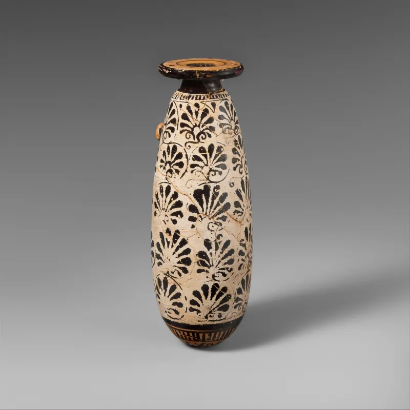 Terracotta Alabastron (Perfume Vase) Met 