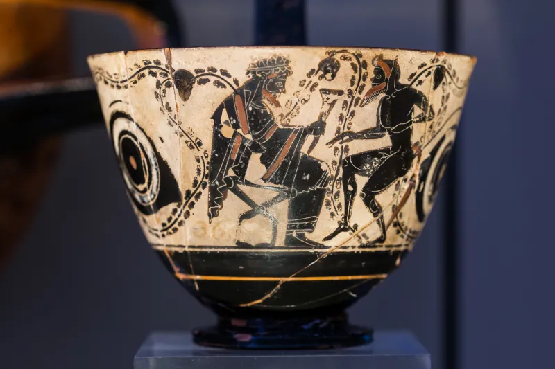 Group Of Vatican G 57 - Abv 611 5 - Dionysos And Satyr - Sphinxes - Cambridge Fwm 