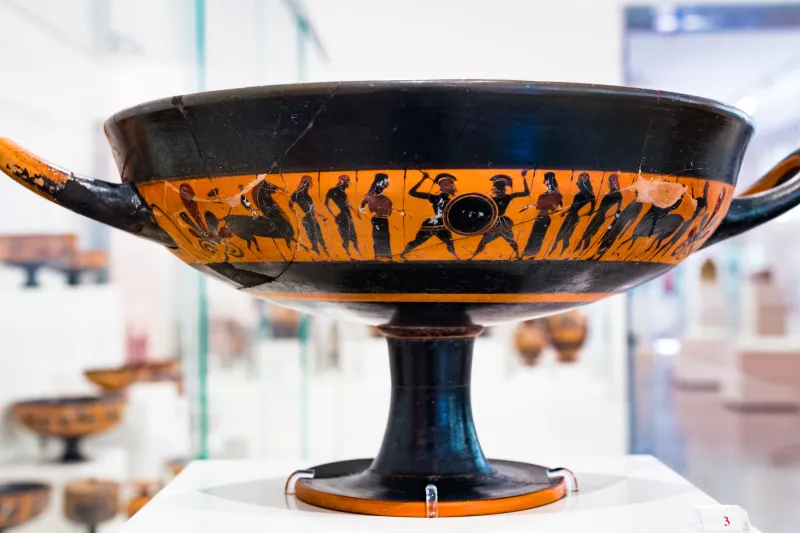 Group Of Villa Giulia 3559 - Abv Extra - Hoplites Duelling Between Onlookers - Athens Nm 12708 - 