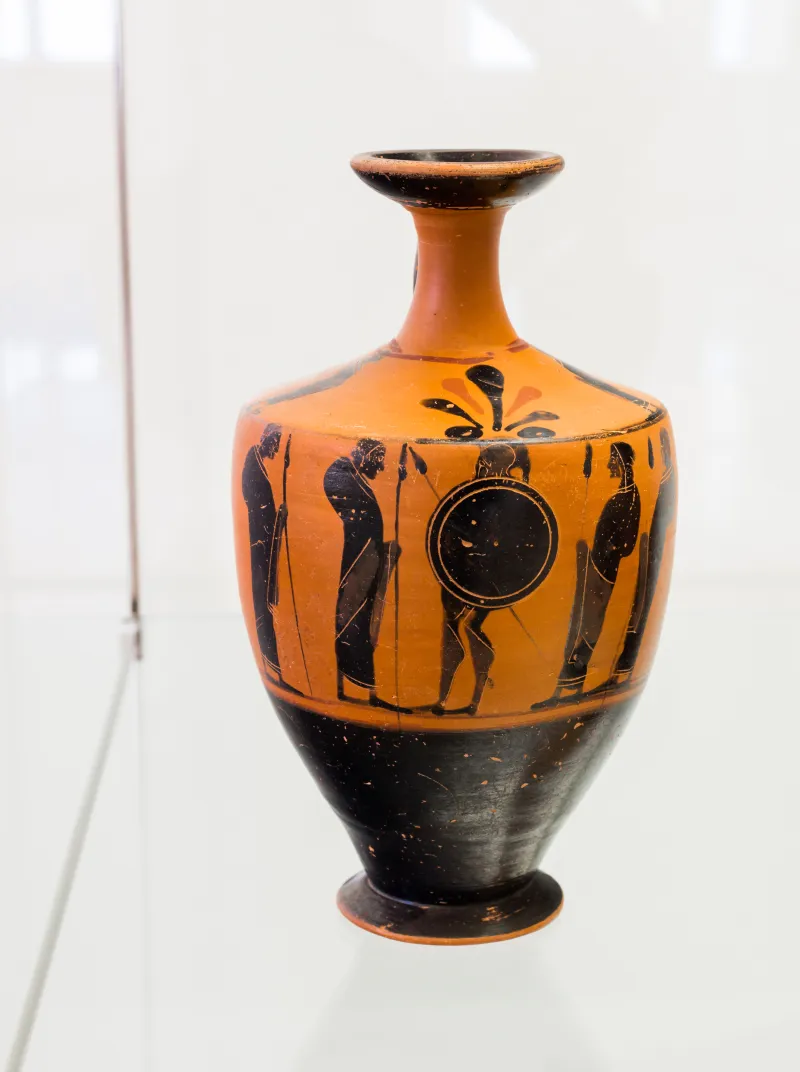 Group Of Hoplite Leaving Home - Abv 464 Extra - Hoplite And Draped Figures - München As 1845 - 