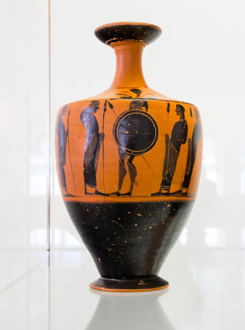 Group Of Hoplite Leaving Home - Abv 464 Extra - Hoplite And Draped Figures - München As 1845 - 