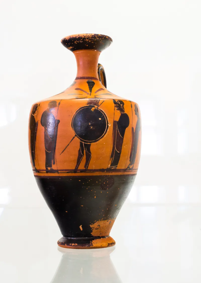 Group Of Hoplite Leaving Home - Abv 464 Extra - Hoplite And Draped Figures - München As 1847 - 