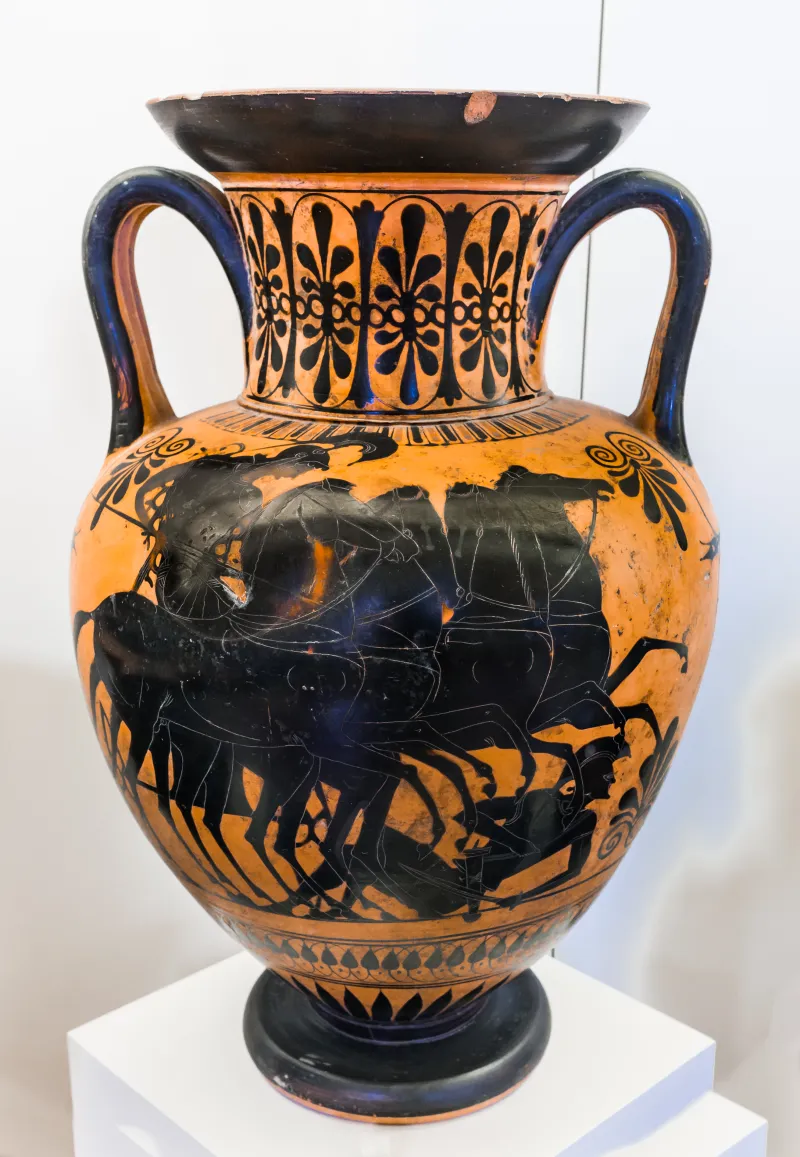 Comparable To The Group Of Würzburg 210 - Abv 358 - Gigantomachy - Dionysos Between Maenads - Roma Mnevg 50395 - 