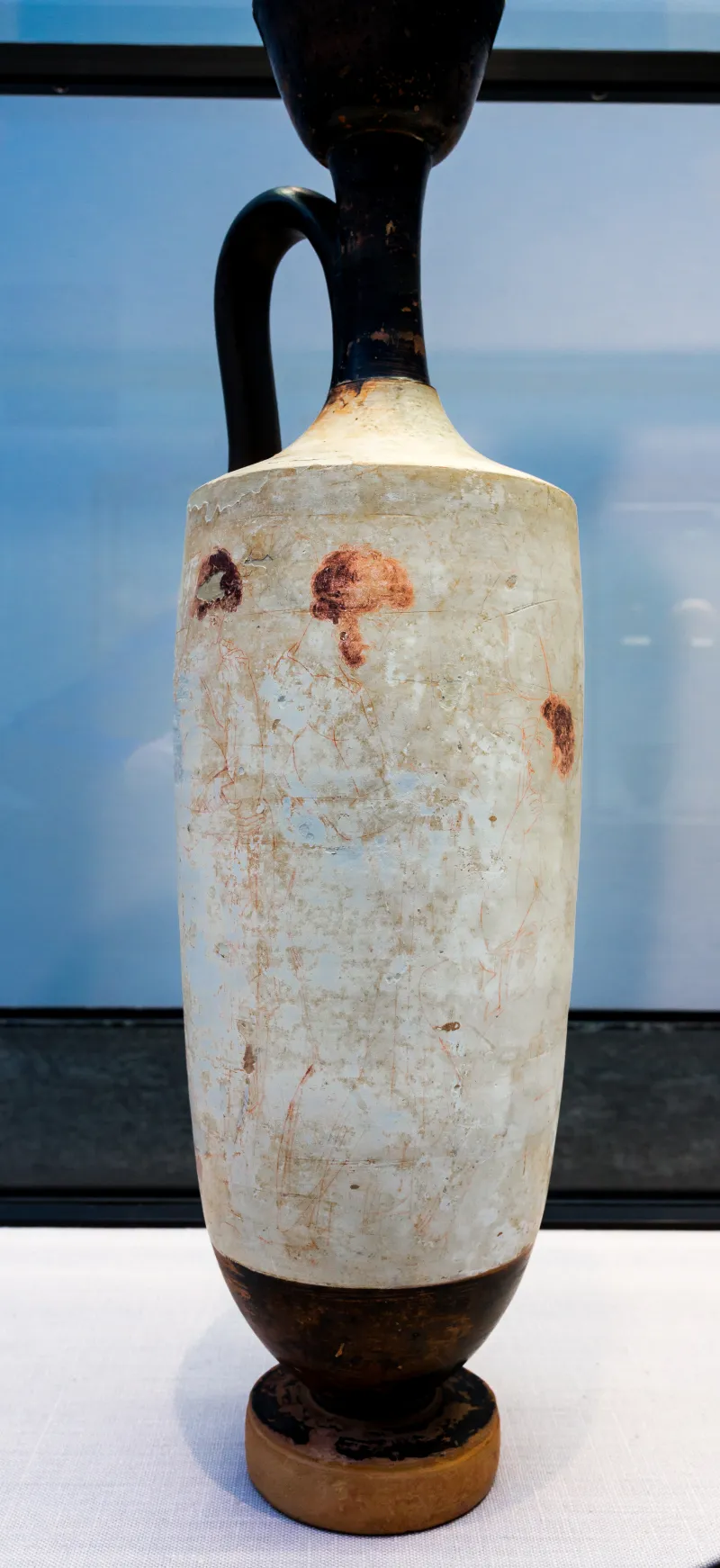 Group R Arv 1383 8 Woman And Man Approaching Tomb Stele At Which A Young Warrior Sits 