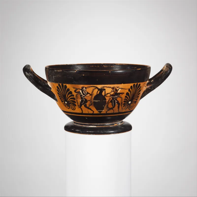 Terracotta Skyphos (Deep Drinking Cup) Met 