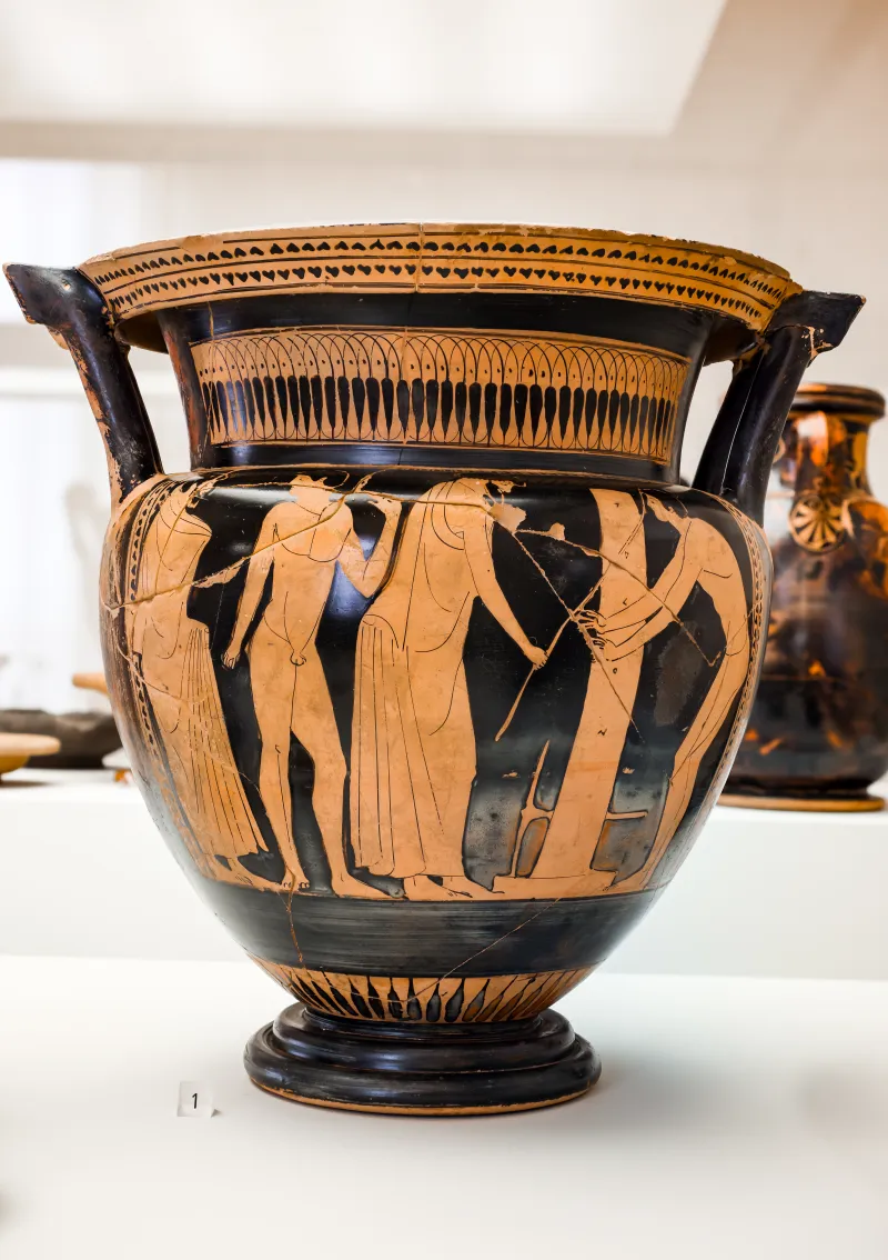 Harrow Painter - Arv 274 44 - Athletes With Trainers - Draped Youths - Ferrara Man 264 - 