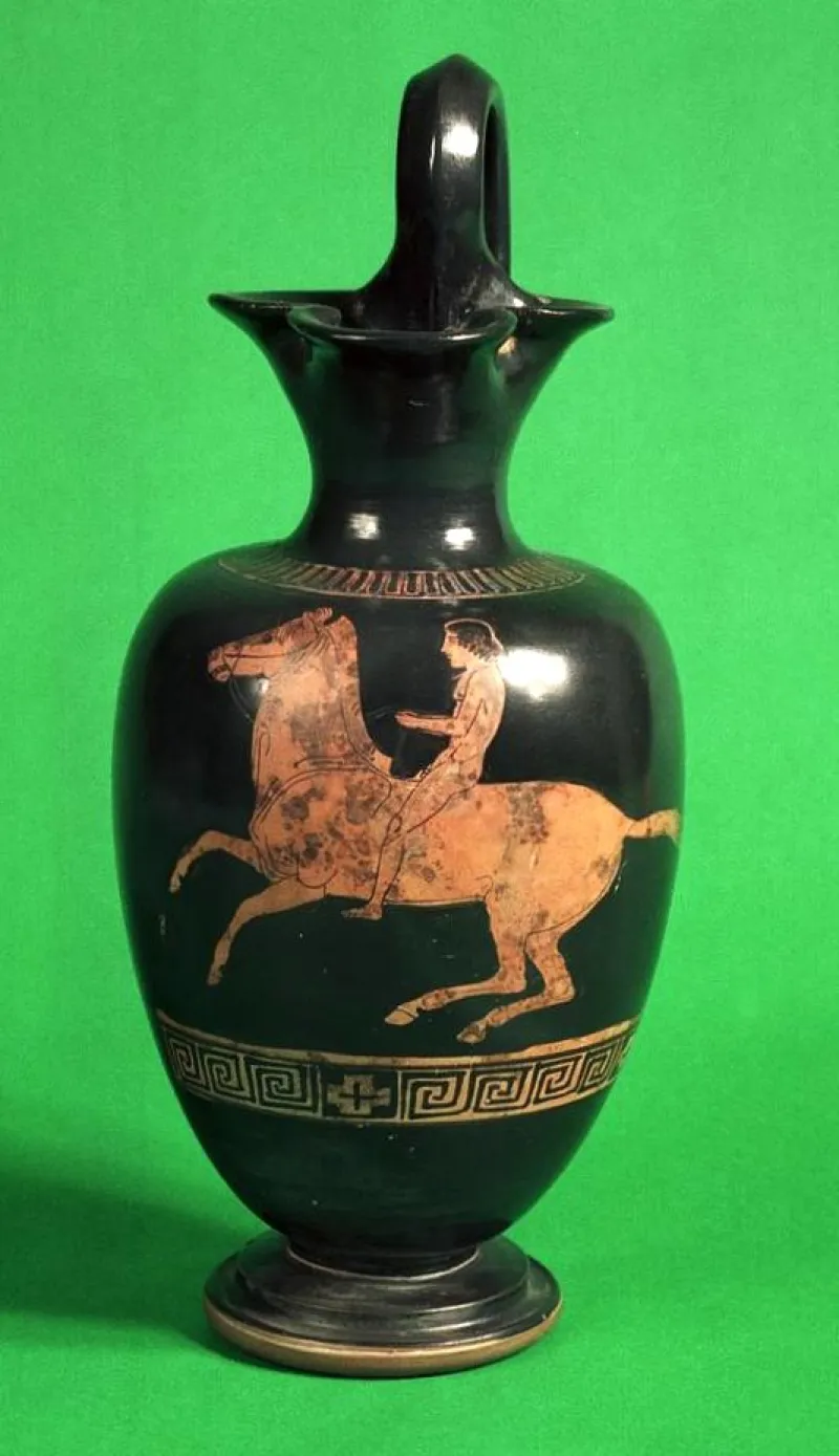 Hasselmann Painter's Oinochoe Boy On Horseback 