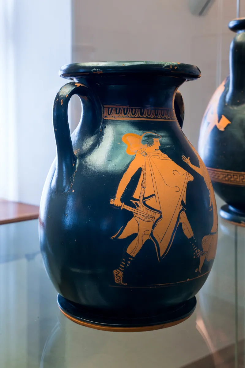 Recalling The Hasselmann Painter Arv 1139 2 Youth Pursuing Woman - Draped Youth 