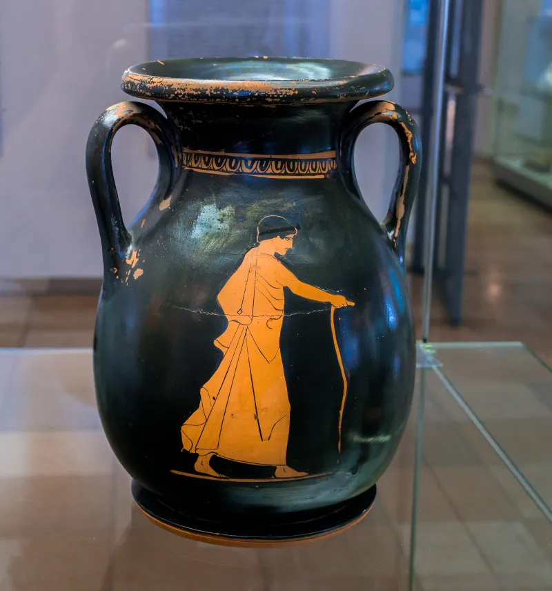 Recalling The Hasselmann Painter Arv 1139 2 Youth Pursuing Woman - Draped Youth 
