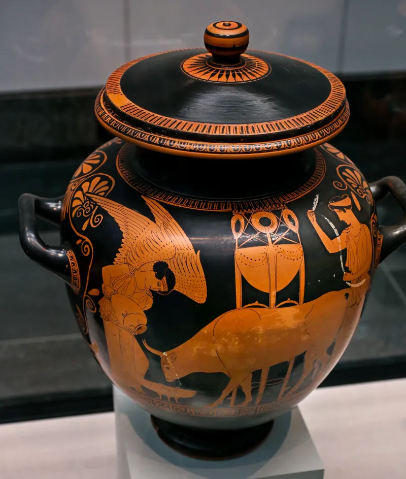 Hector Painter Arv 1036 5 Nike With Sacrificial Bull - Man Between Two Women 