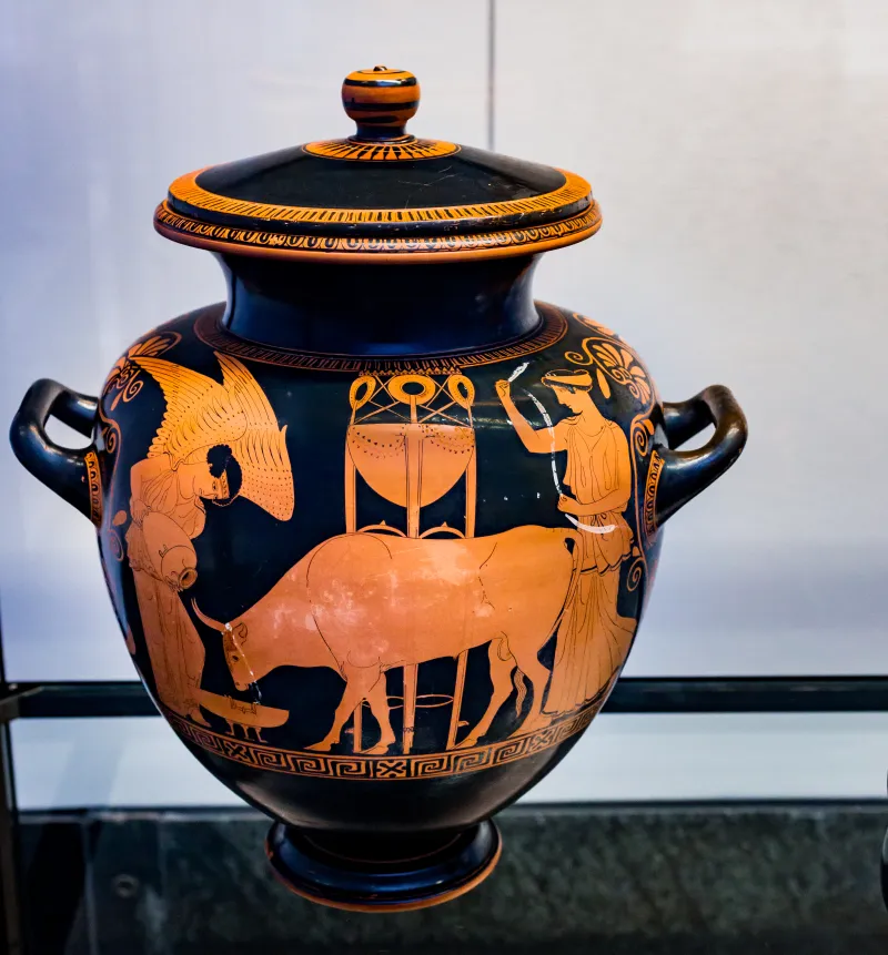 Hector Painter Arv 1036 5 Nike With Sacrificial Bull - Man Between Two Women 