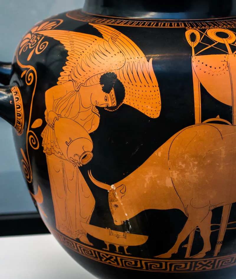 Hector Painter Arv 1036 5 Nike With Sacrificial Bull - Man Between Two Women 
