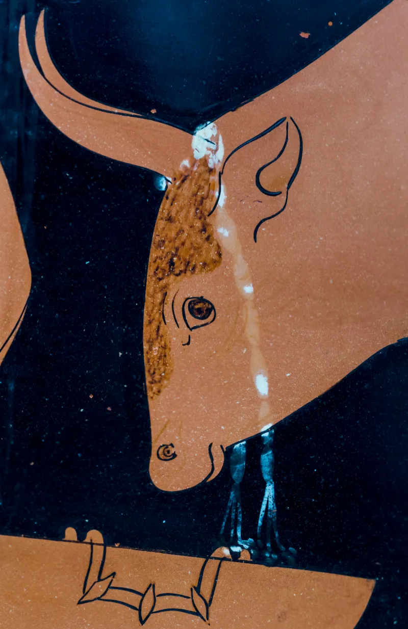 Hector Painter Arv 1036 5 Nike With Sacrificial Bull - Man Between Two Women 