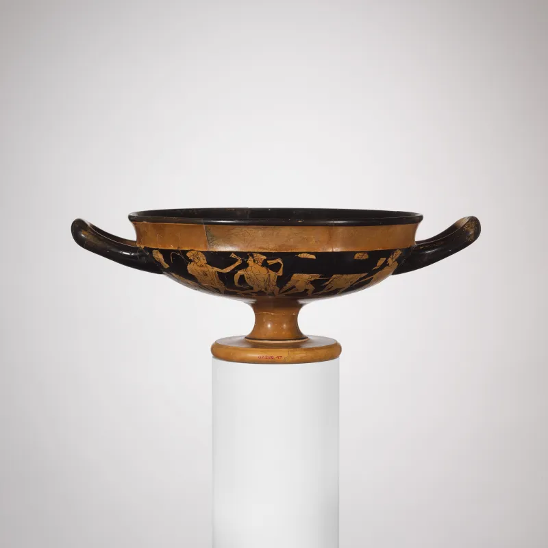 Terracotta Kylix (Drinking Cup) Met 