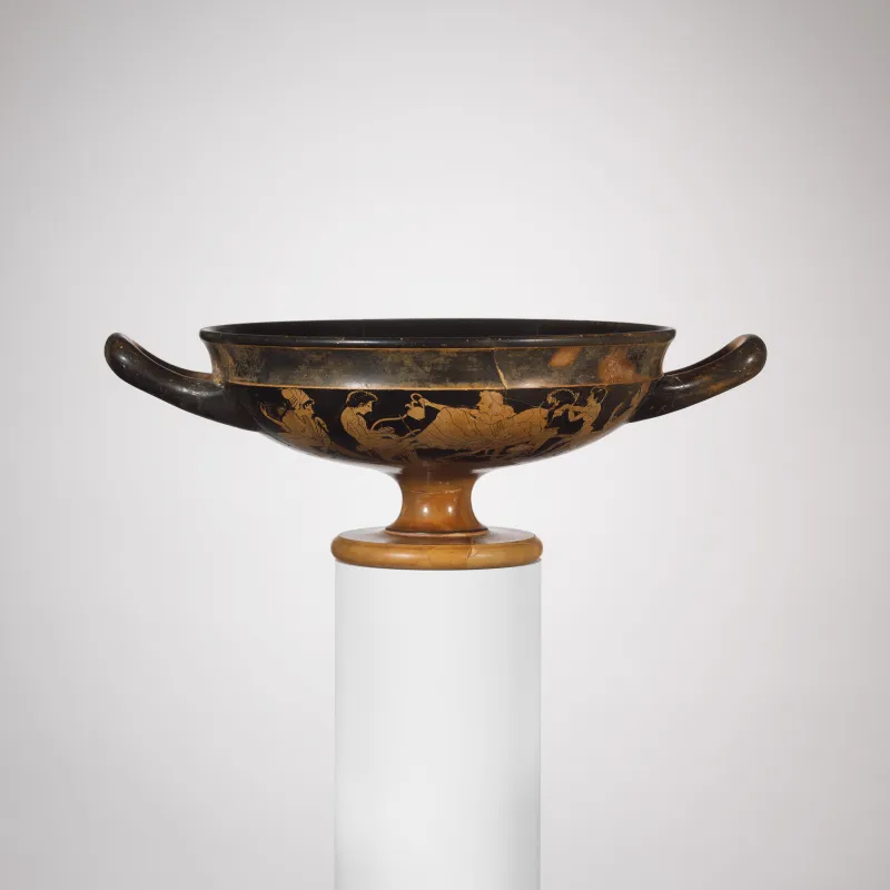 Terracotta Kylix (Drinking Cup) Met 