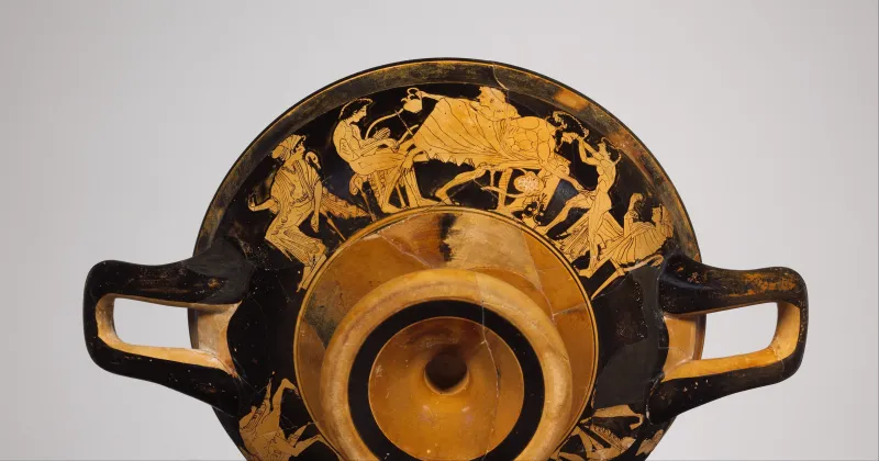Terracotta Kylix (Drinking Cup) Met 