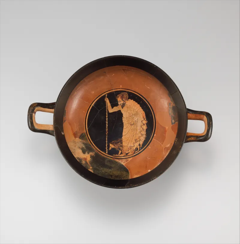 Terracotta Kylix (Drinking Cup) Met 