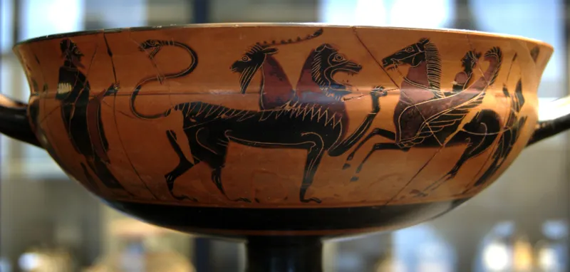 Bellerophon Khimaira Louvre 