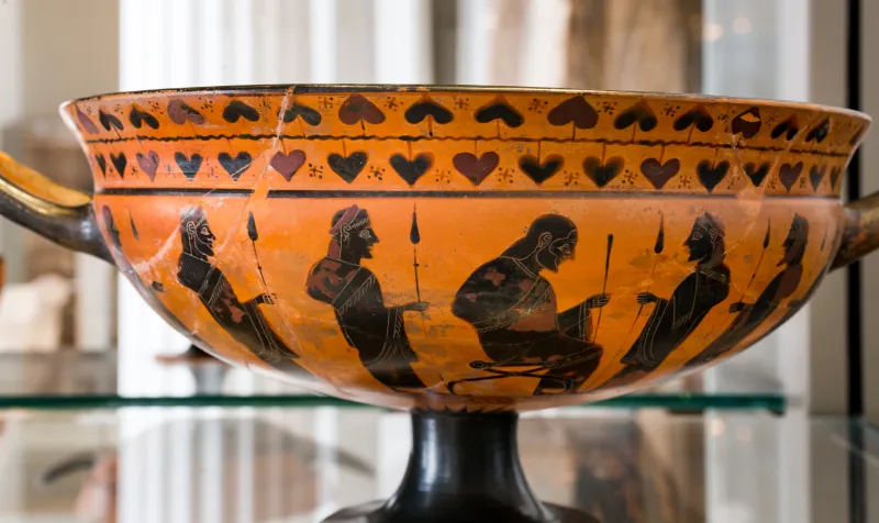 Heidelberg Painter - Abv 63 4 - Dionysos And Ariadne - Old Man With Woman And Men - Cambridge Fwm Gr-4-1930 - 