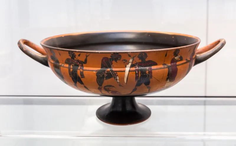 Heidelberg Painter - Abv 64 28 - Dionysos And Ariadne - Warrior Arming - Diskobolos - München As 7739 - 