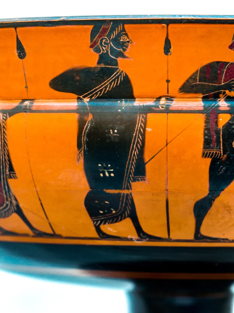 Heidelberg Painter - Abv 64 28 - Dionysos And Ariadne - Warrior Arming - Diskobolos - München As 7739 - 