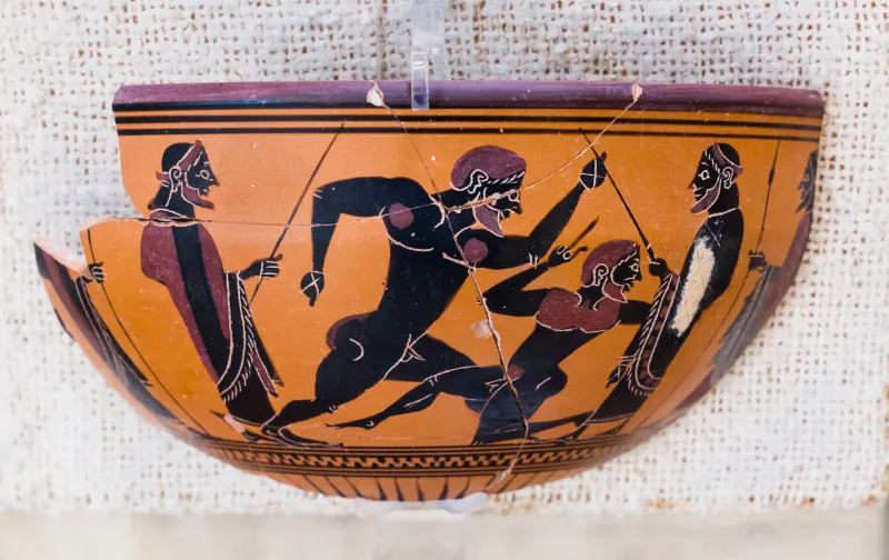 Heidelberg Painter - Abv Extra - Athletes - Warriors Arming - Thera Am 1730 - 