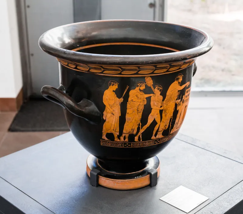 Hephaistos Painter - Arv 1115 31Bis - Sacrifice - Draped Youths - Frankfurt Am Β 413 - 