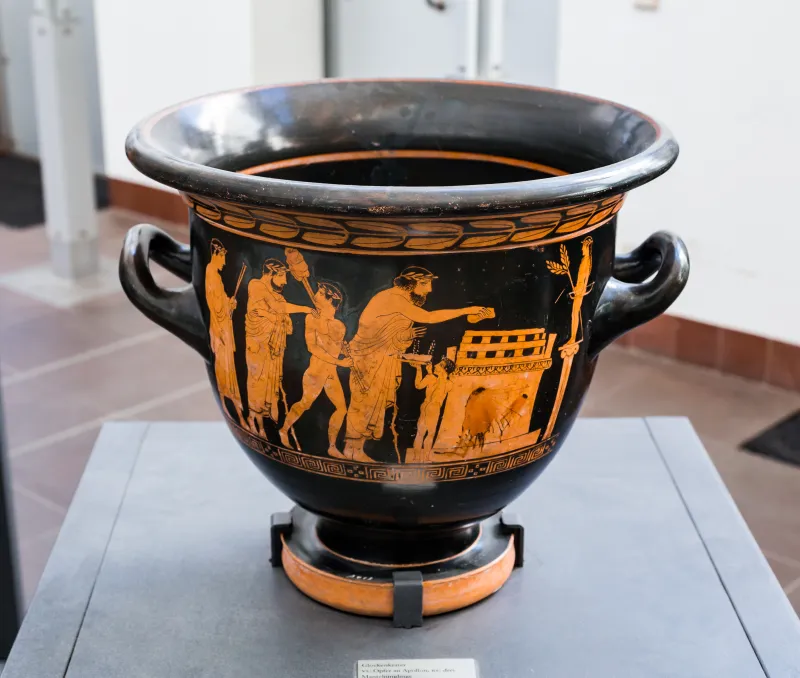 Hephaistos Painter - Arv 1115 31Bis - Sacrifice - Draped Youths - Frankfurt Am Β 413 - 
