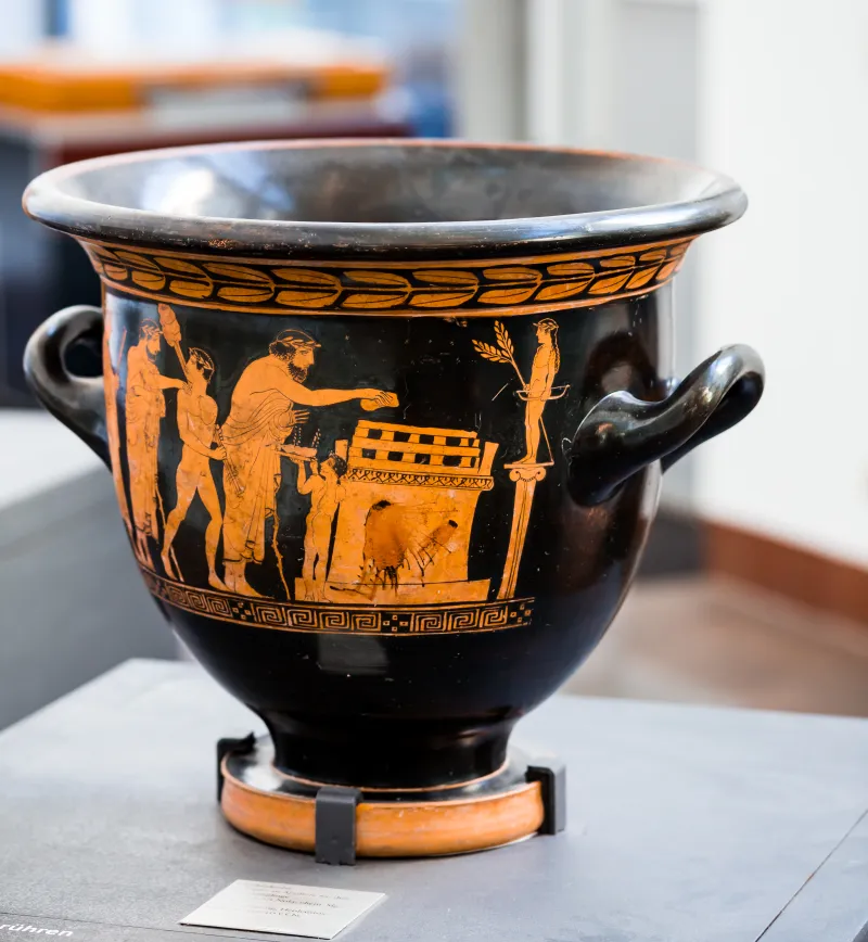 Hephaistos Painter - Arv 1115 31Bis - Sacrifice - Draped Youths - Frankfurt Am Β 413 - 