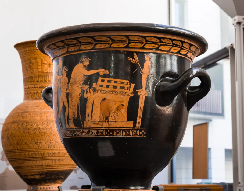 Hephaistos Painter - Arv 1115 31Bis - Sacrifice - Draped Youths - Frankfurt Am Β 413 - 