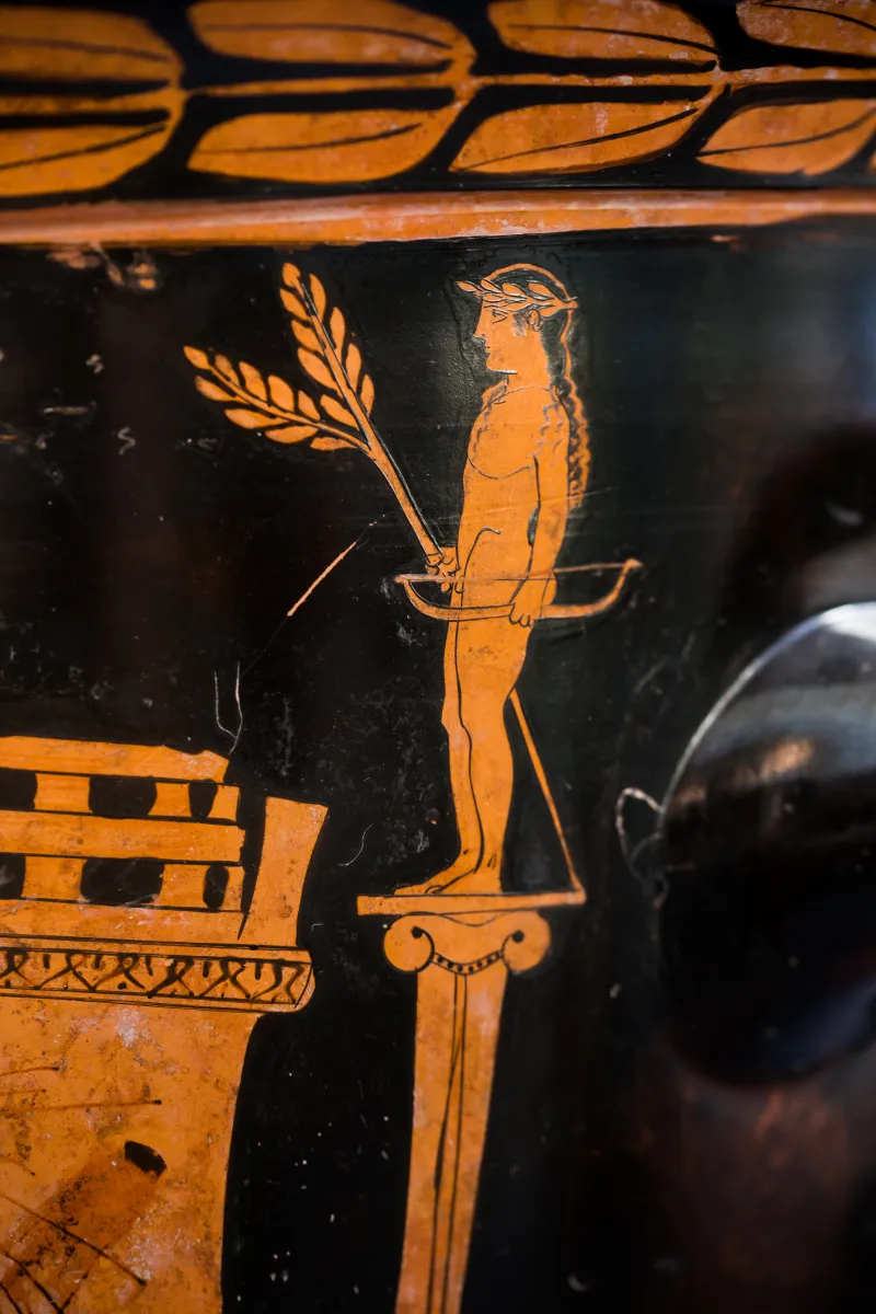 Hephaistos Painter - Arv 1115 31Bis - Sacrifice - Draped Youths - Frankfurt Am Β 413 - 