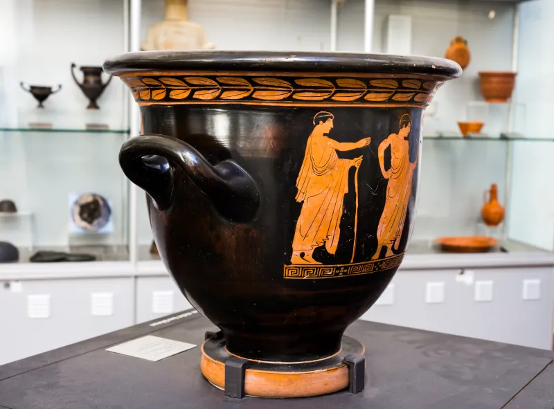 Hephaistos Painter - Arv 1115 31Bis - Sacrifice - Draped Youths - Frankfurt Am Β 413 - 