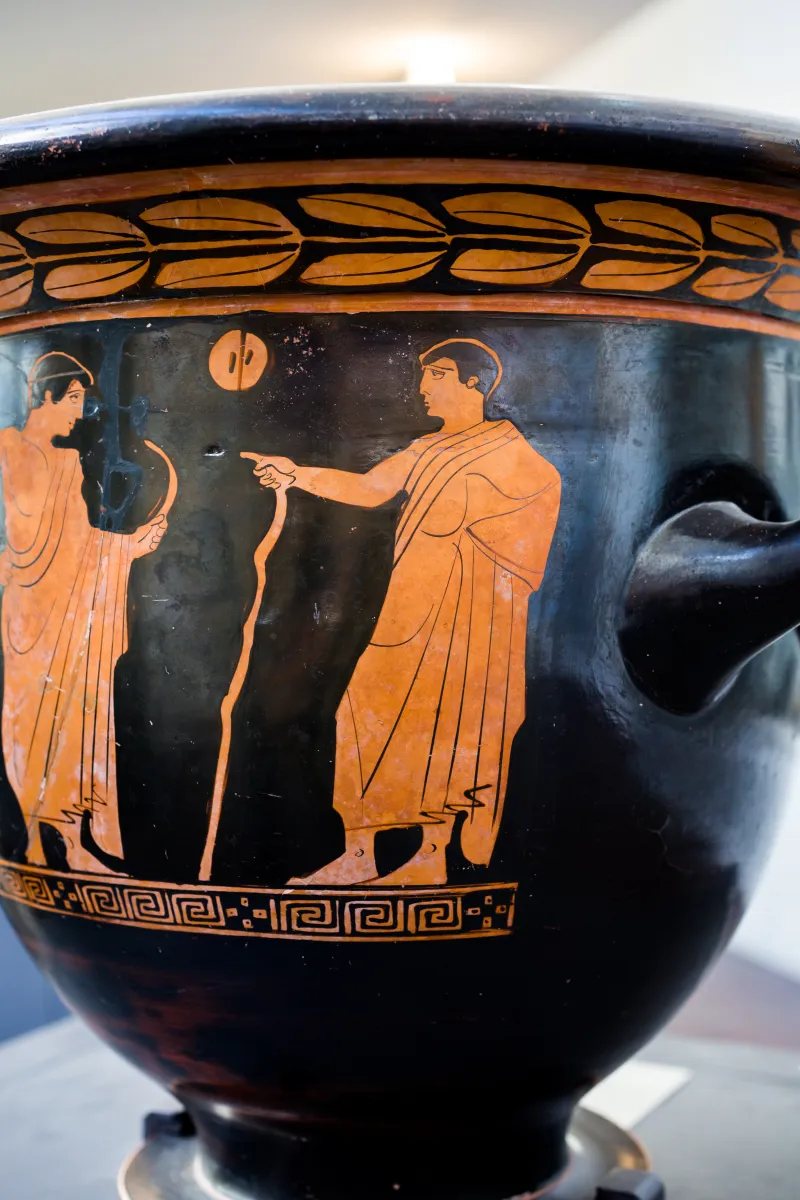Hephaistos Painter - Arv 1115 31Bis - Sacrifice - Draped Youths - Frankfurt Am Β 413 - 
