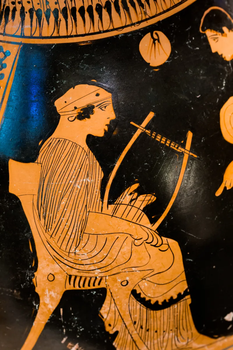 Hephaistos Painter - Arv 1116 40 - Woman And Youth - Draped Youths - Rhodos Am 12887 - 