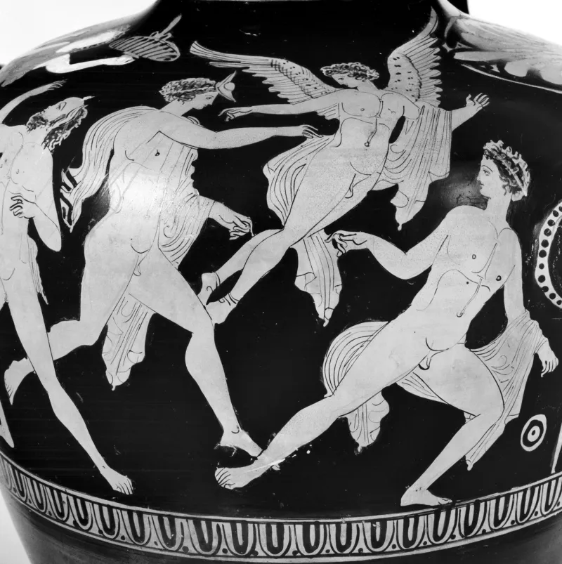 Herakles Painter - Red-Figure "Kerch-Style" Hydria - Walters 48263 - Side A Detail 