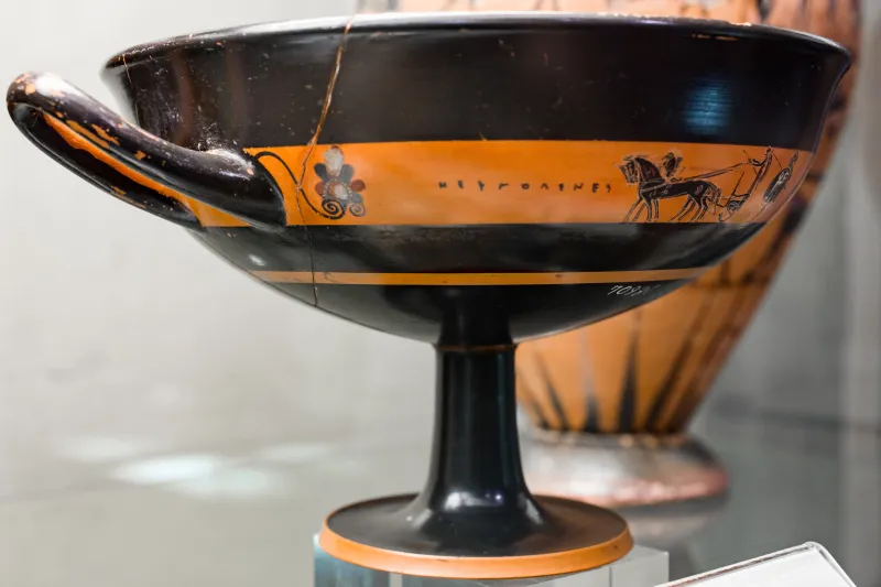 Hermogenes Painter - Abv 165 2 - Charioteer In Quadriga And Hoplite - Firenze Man 70996 - 