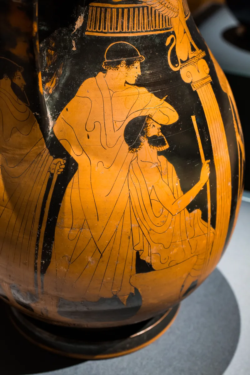 Hermonax - Arv 485 24 - Oidipus And The Sphinx - Wien Khm As Iv 3728 - 