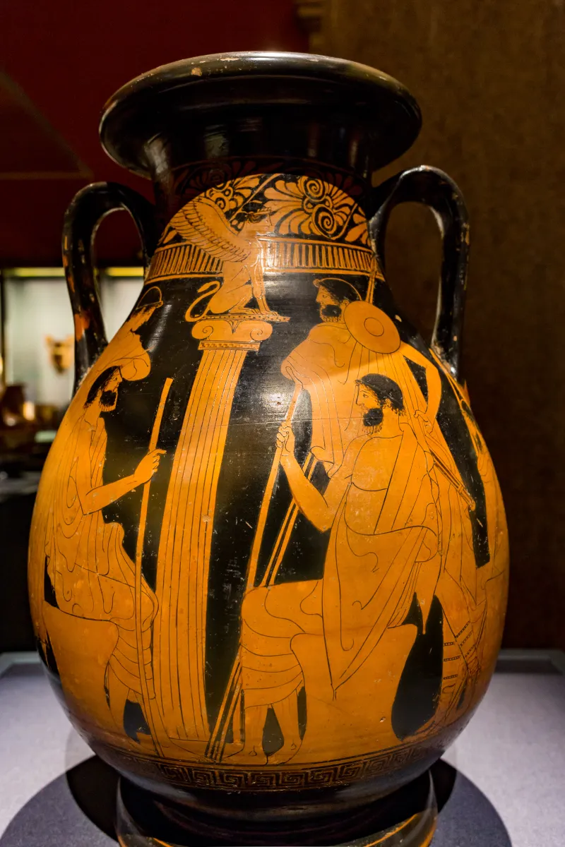Hermonax - Arv 485 24 - Oidipus And The Sphinx - Wien Khm As Iv 3728 - 