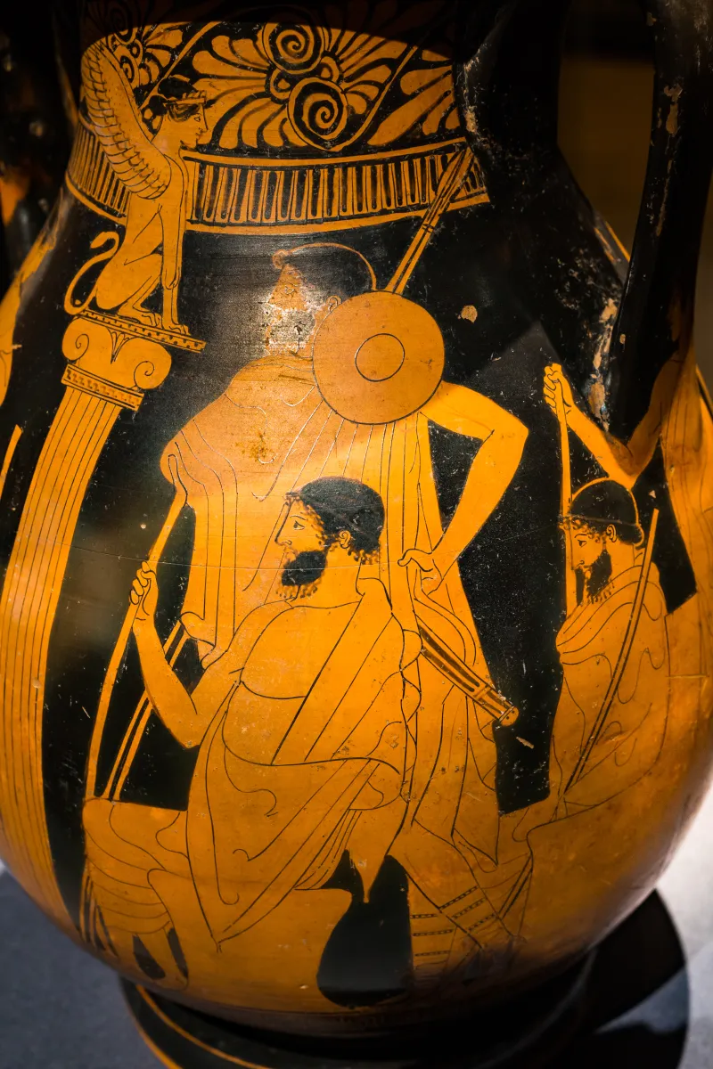 Hermonax - Arv 485 24 - Oidipus And The Sphinx - Wien Khm As Iv 3728 - 