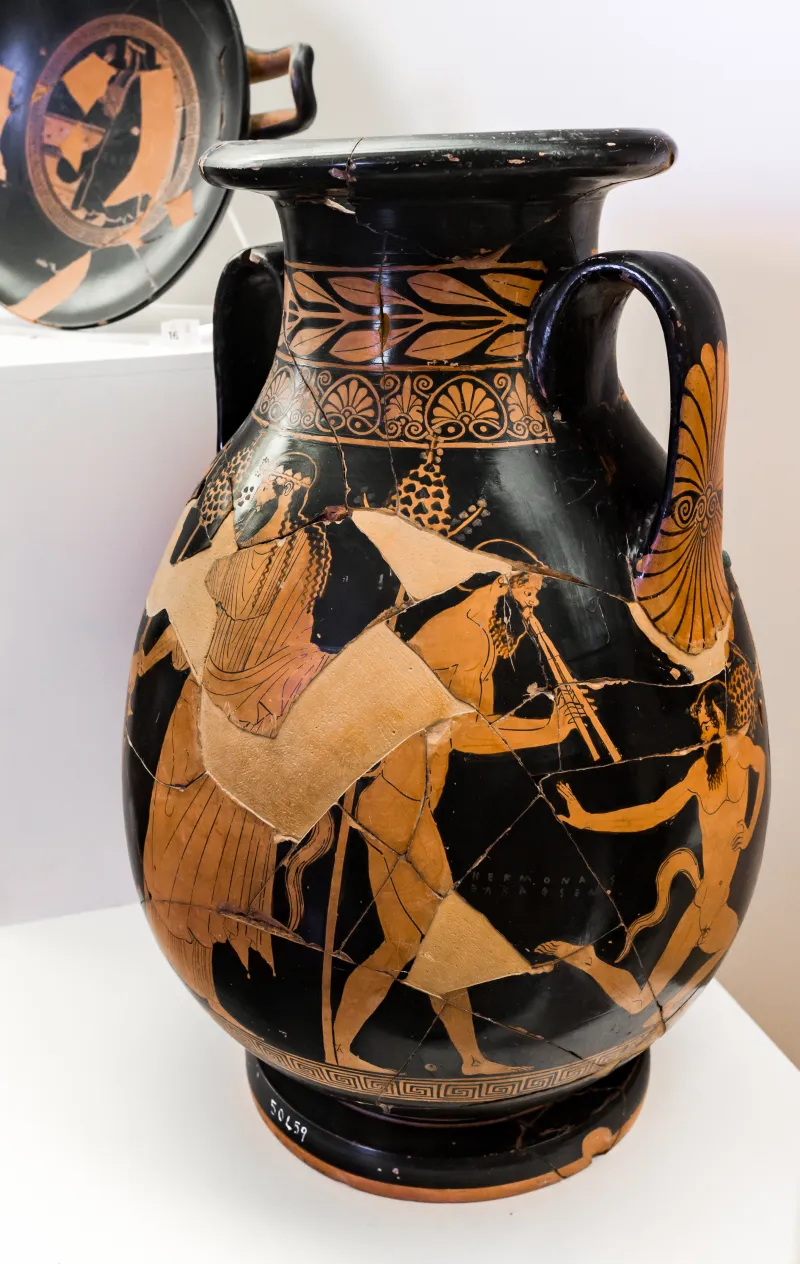 Hermonax - Arv 485 27 - Dionysos With Maenads And Satyrs - Roma Mnevg 50459 - 