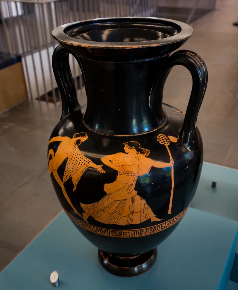 Hermonax Arv 488 75Bis Satyr Pursuing Maenad - Maenad 