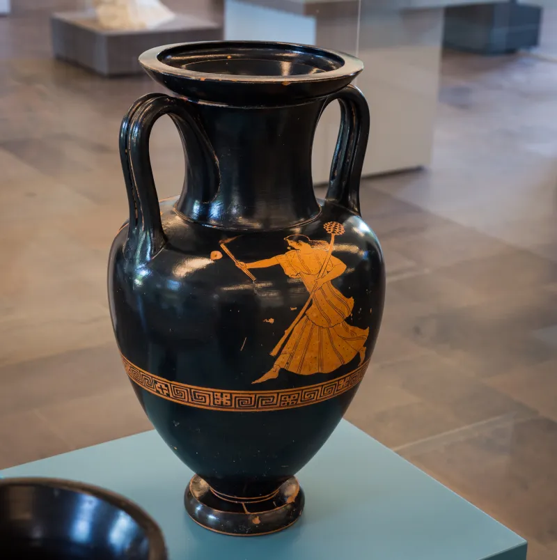 Hermonax Arv 488 75Bis Satyr Pursuing Maenad - Maenad 