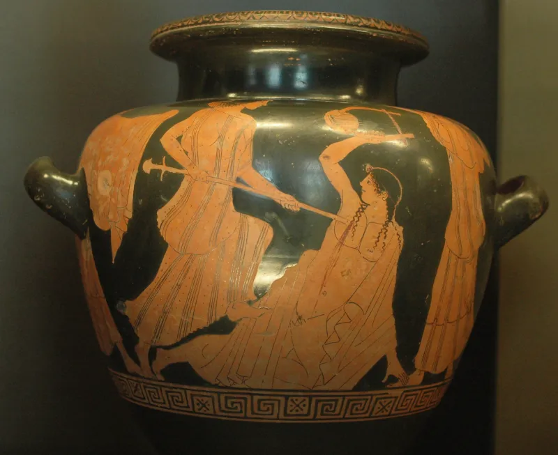 Orpheus Death Louvre 