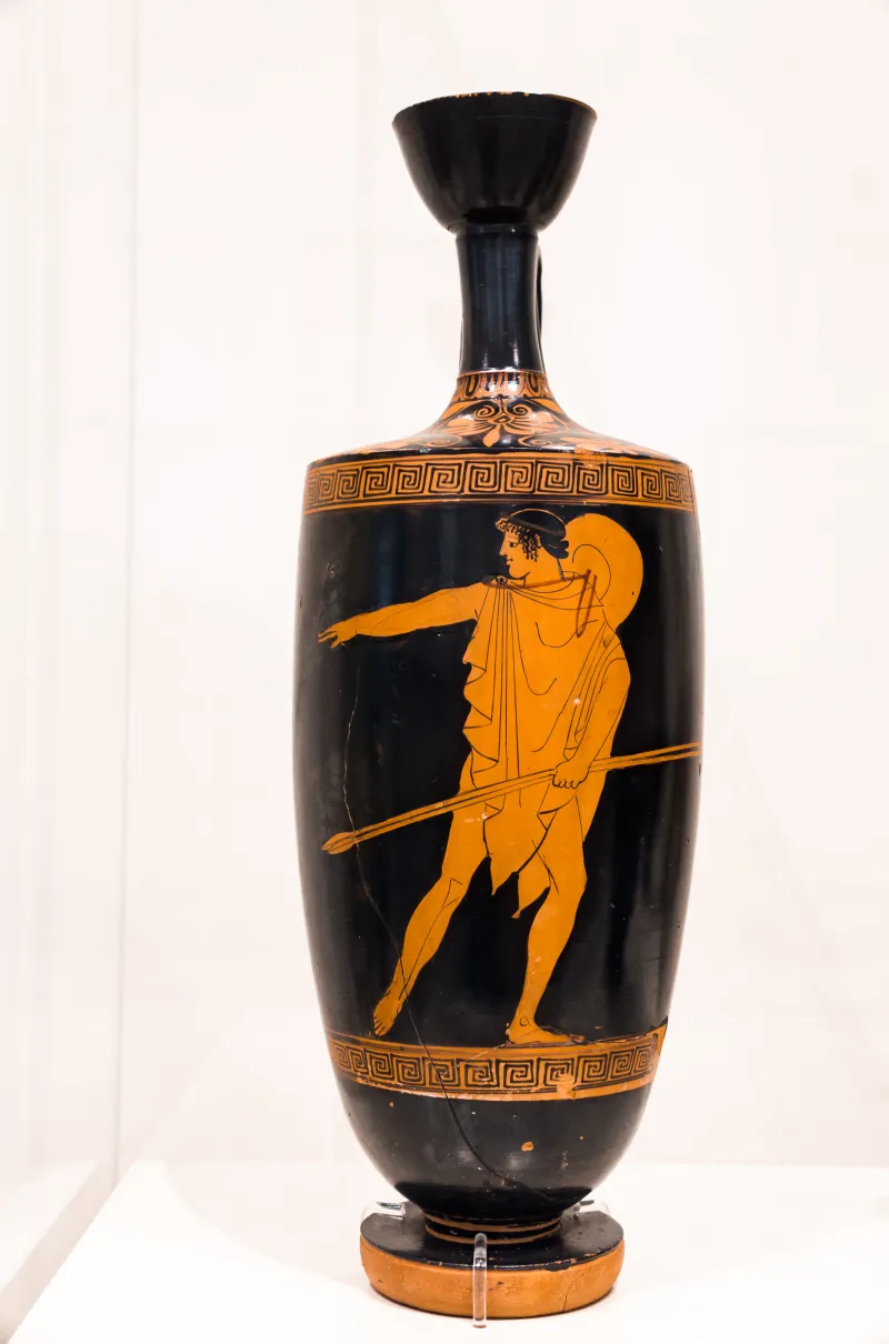 Recalling Hermonax - Arv 494 - Youth With Spears - Athens Nam 1632 - 